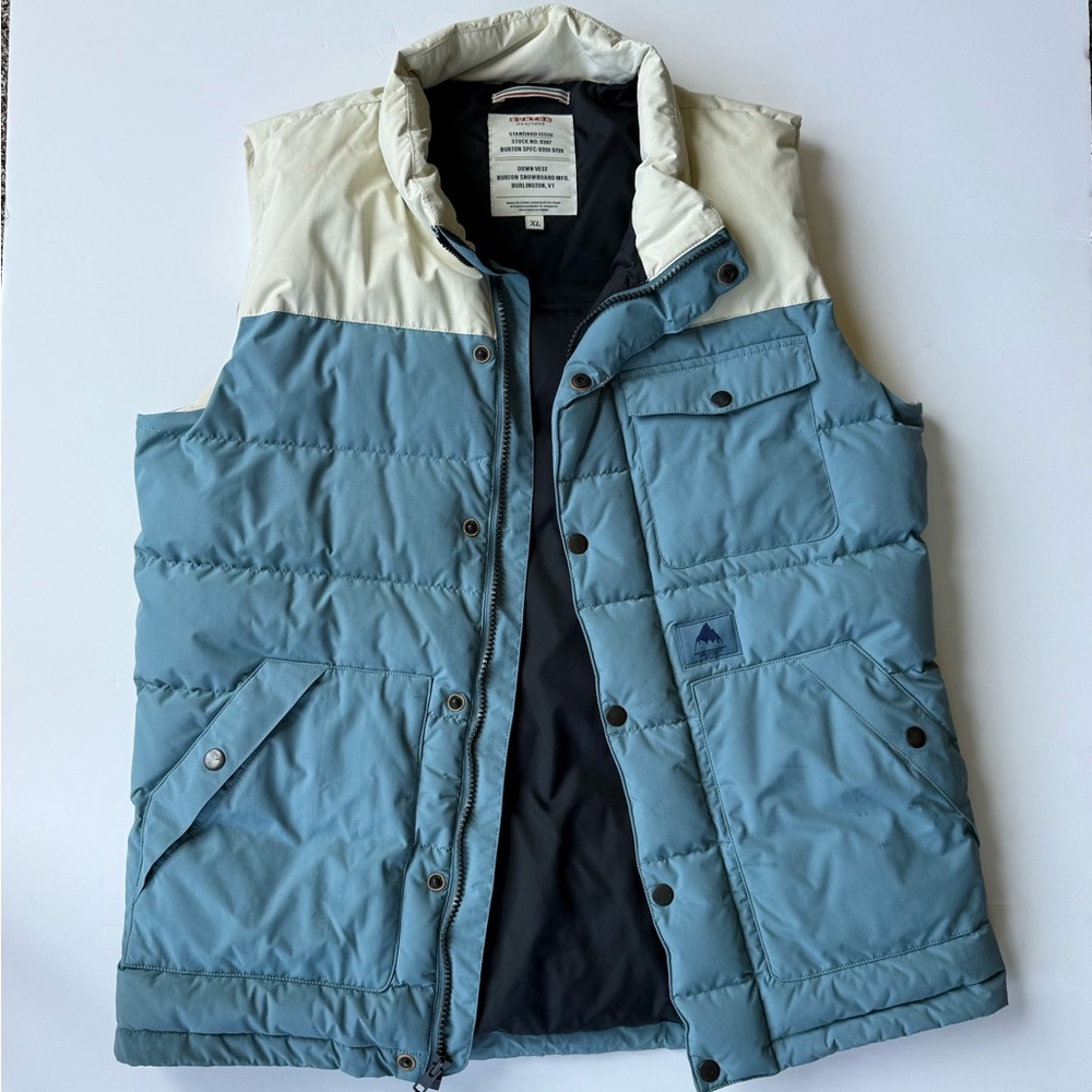 Burton Heritage Men’s Down Vest Blue